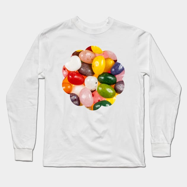 Cool colorful sweet Easter Jelly Beans Candy Long Sleeve T-Shirt by PLdesign